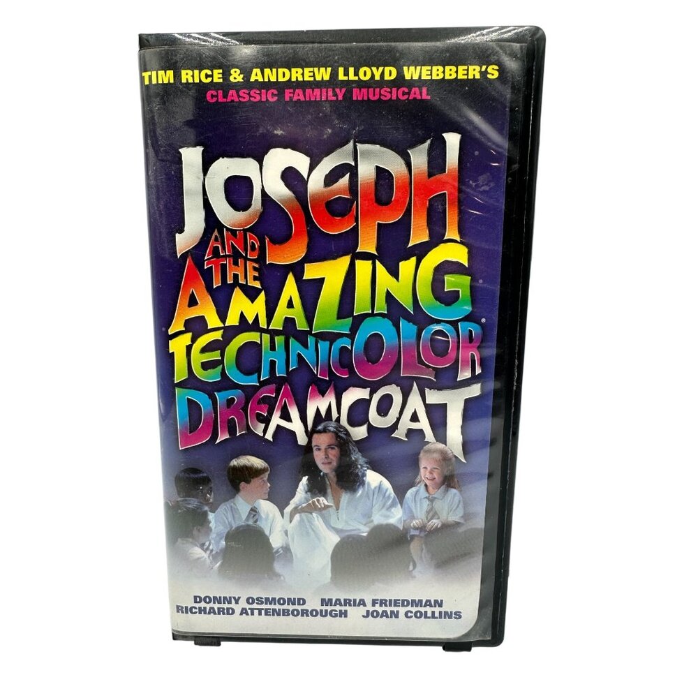 Joseph And The Amazing Technicolor Dreamcoat VHS 1999 Musical Donny Osmond Good